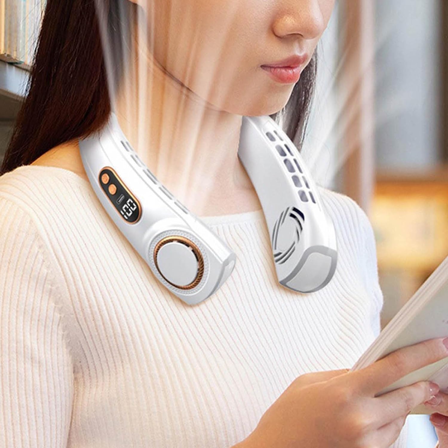 VENTILADOR DE CUELLO AZUL - SMART BUSINESS