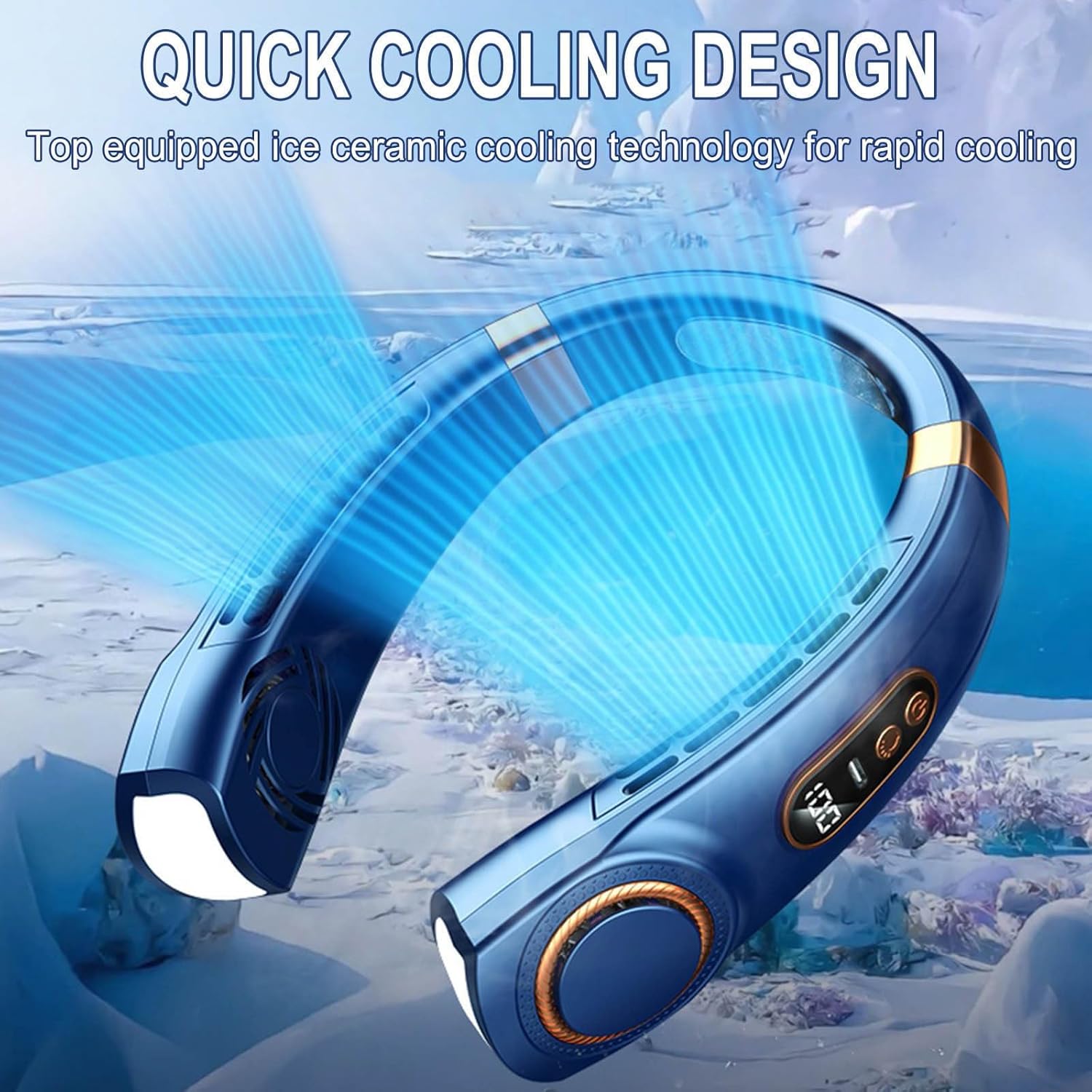 VENTILADOR DE CUELLO AZUL - SMART BUSINESS