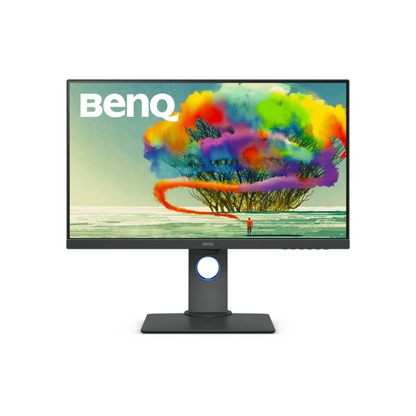 MONITOR BENQ PD2705Q LED 27" QUAD HD CON HDMI Y BOCINAS INTEGRADAS, IDEAL PARA DISEÑO GRÁFICO Y TRABAJO PROFESIONAL EN COLOR NEGRO/GRIS