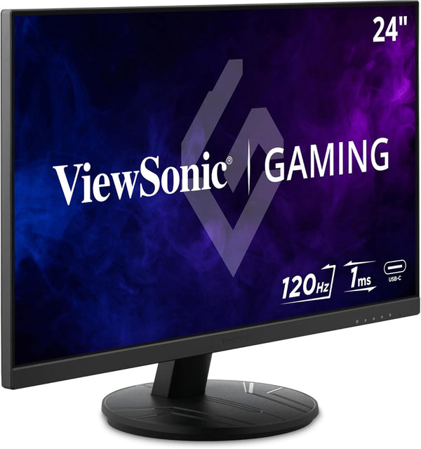 VIEWSONIC 24IN 1080P IPS GAMING MONITOR WITH USB - C (SIGNAL ONLY) 1MS 120HZ (OC) VX2416A - SMART BUSINESS