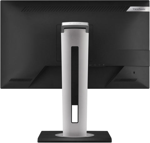 Monitor ViewSonic VG2456 de 23.8 pulgadas vista posterior con base ergonómica