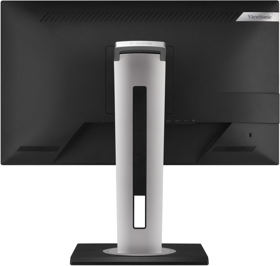 Monitor ViewSonic VG2456 de 23.8 pulgadas vista posterior con base ergonómica