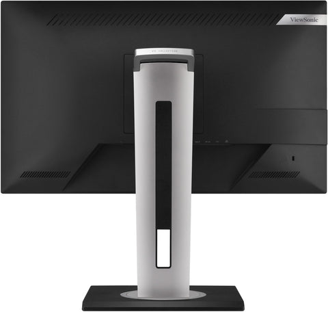 Monitor ViewSonic VG2456 de 23.8 pulgadas vista posterior con base ergonómica