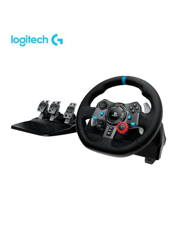 VOLANTE CON PEDAL LOGITECH DRIVING FORCE G29, BOTÓN RUEDA, GIRO DE 900 GRADOS BLOQUEO, SENSOR DE MANEJO, PEDALES DEL FRENO NO LINEAL (941-000111) - SMART BUSINESS