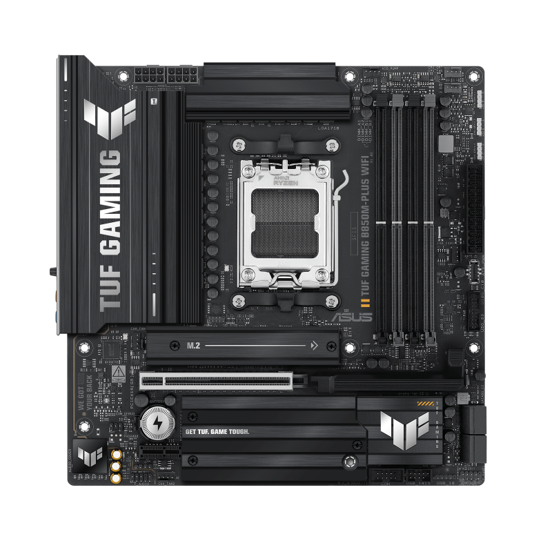 Placa Madre ASUS TUF Gaming B850M-Plus WiFi - AMD B850 - AM5 - DDR5 - WiFi 6E - Micro ATX vista principal