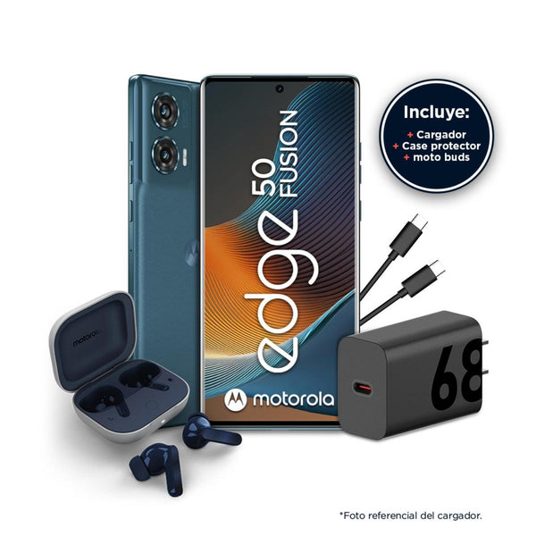 SMARTPHONE MOTOROLA MOTO EDGE 50 FUSION 8+256 TIDAL TEAL BD: POTENTE RENDIMIENTO, DISEÑO ELEGANTE Y ALMACENAMIENTO AMPLIO PARA TODAS TUS NECESIDADES.