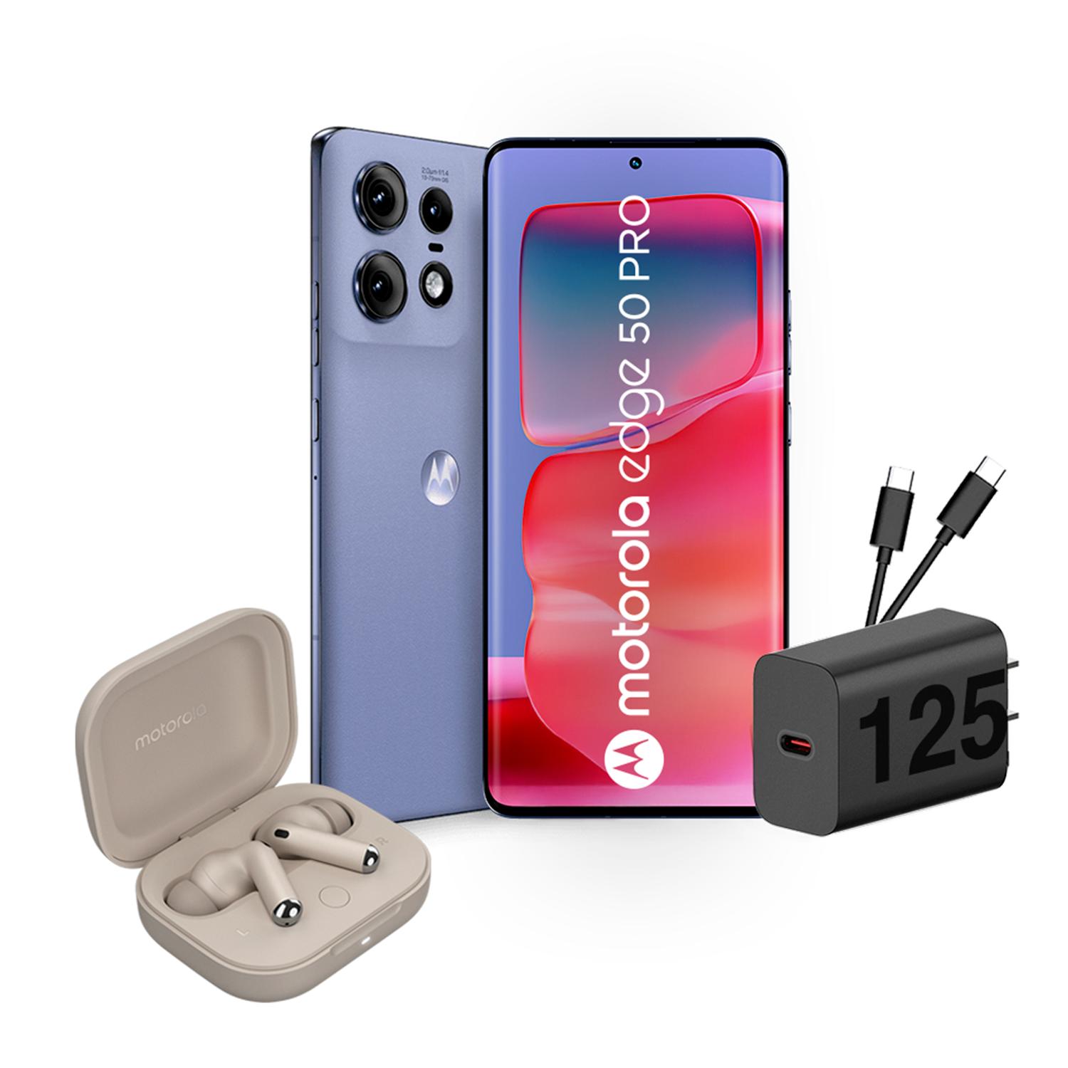 SMARTPHONE MOTOROLA MOTO EDGE 50 PRO 12GB RAM + 512GB ALMACENAMIENTO INTERNO EN COLOR PÚRPURA - RENDIMIENTO Y ESTILO INIGUALABLES