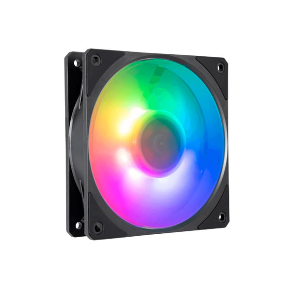 VENTILADOR COOLER MASTER MOBIUS 120P ARGB, 120MM, 2400RPM, NEGRO