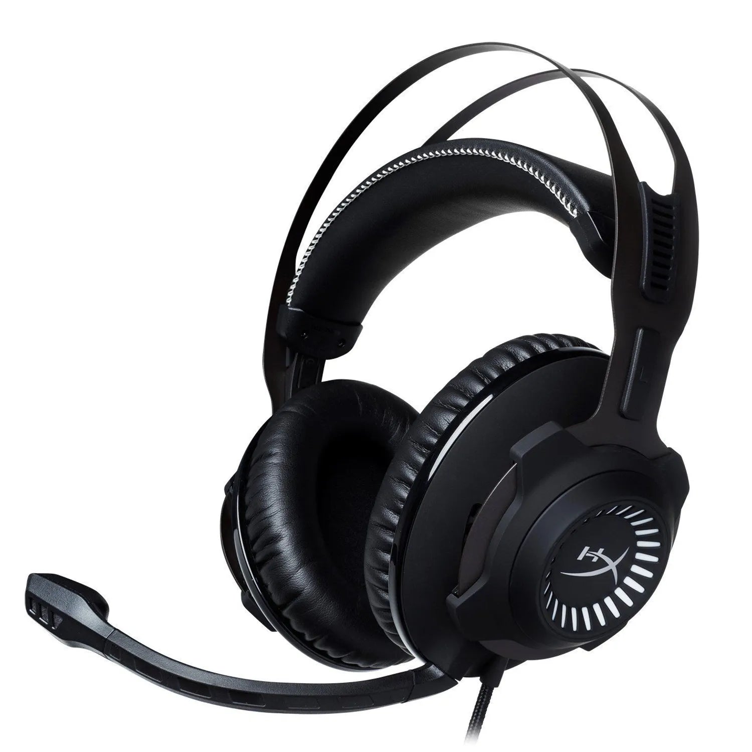 AURICULAR HYPERX CLOUD REVOLVER GAMING 7.1, CON MICROFONO, CONEXION USB, CONTROL DE VOLUMEN, ALMOHADILLAS SUAVES, COLOR NEGRO (HHSR1-AH-GM/G)