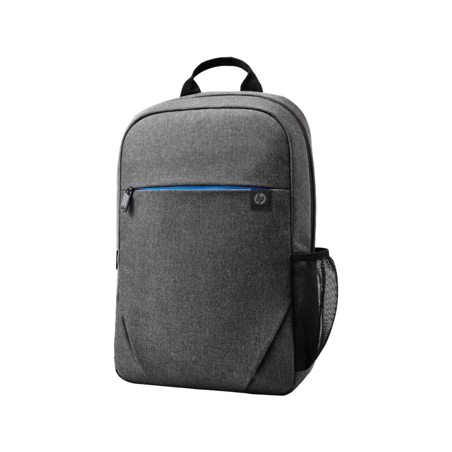 BOLSO MOCHILA PARA PORTÁTIL 15,6″ HP PRELUDE CON COMPARTIMENTO ACOLCHADO, CORREAS AJUSTABLES Y AGARRE PARA TROLLEY — DISEÑO RESISTENTE EN NEGRO/GRIS