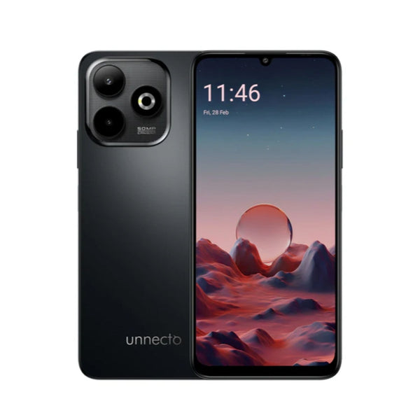 CELULAR UNNECTO BOLT 5G UB501, PANTALLA 6.5" HD+, 4GB RAM, 128GB ALMACENAMIENTO, CÁMARA DOBLE 13MP, BATERÍA 4000 MAH