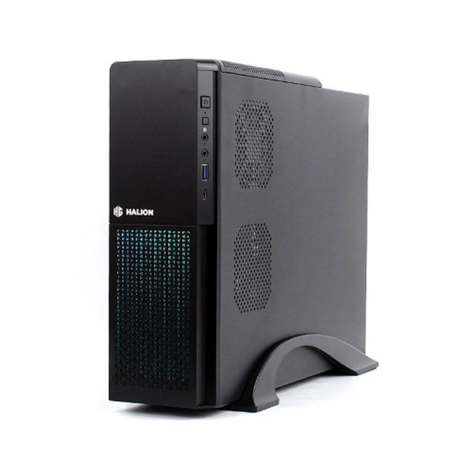 CASE SLIM SUPRA-PRO S613, FUENTE 350W, 1xUSB3.0, TYPE-C, Audio HD, 1X8CM COOLER, PANEL FRONTAL RGB, Medidas: 390 x 95 x 304 mm, 2x3.5HDD, 2x2.5SDD interno.