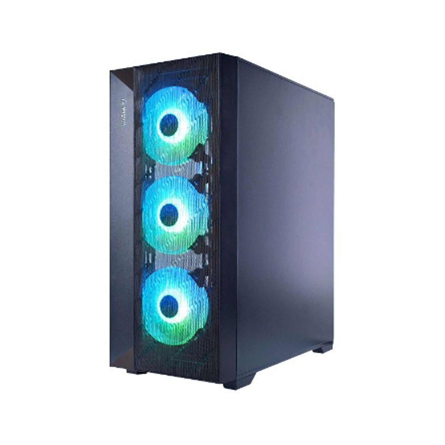 CASE ATX FOXTROT 02, Case sin Fuente, 2xUSB 2.0, 1xUSB 3.0, Audio HD, 4x12CM LED ARGB COOLER, VT lateral. Medidas: 410 x 210 x 450 mm, 2x3.5HDD, 2x2.5SDD interno