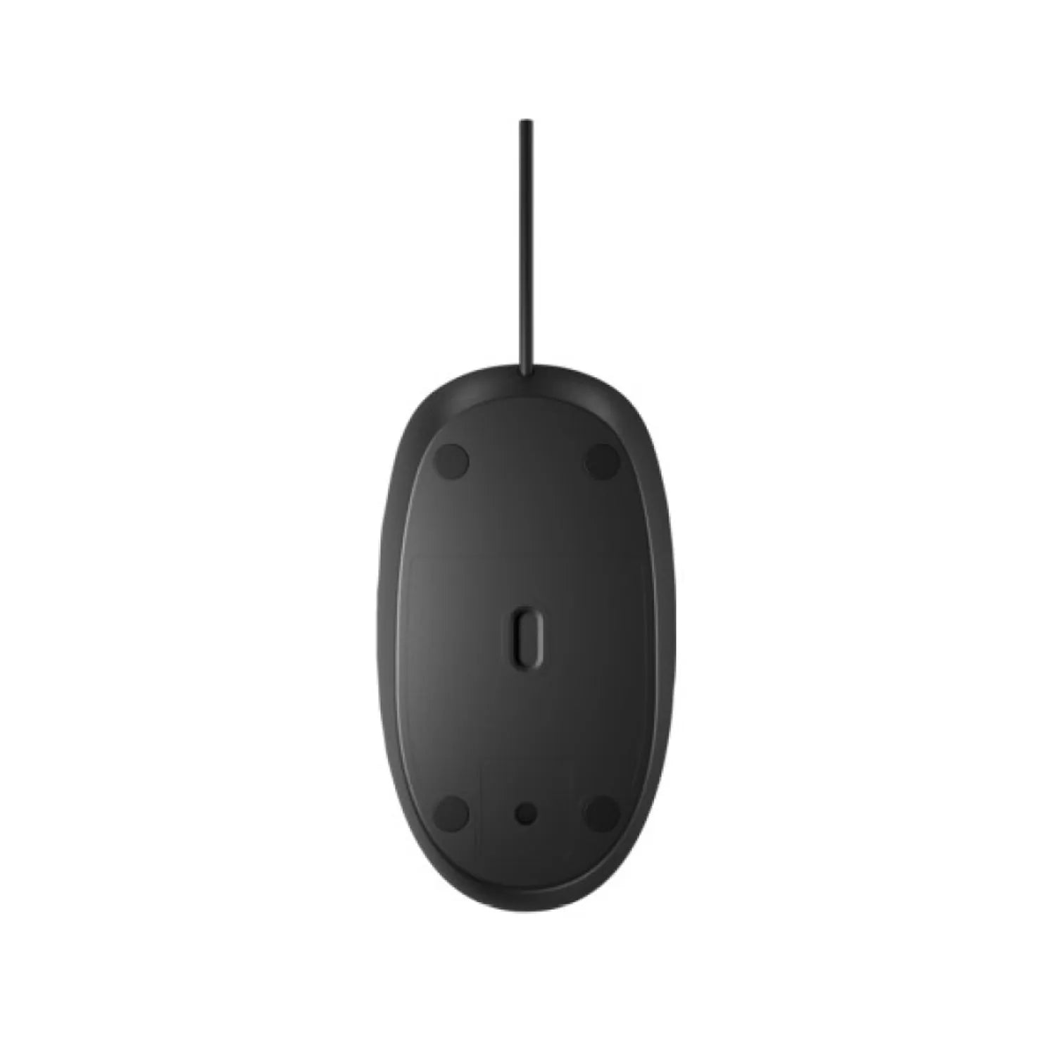 Mouse Óptico Con Cable Hp 125, Usb, 1200 Dpi, Revestimiento Antimicrobiano, Color Negro (265A9Ut)
