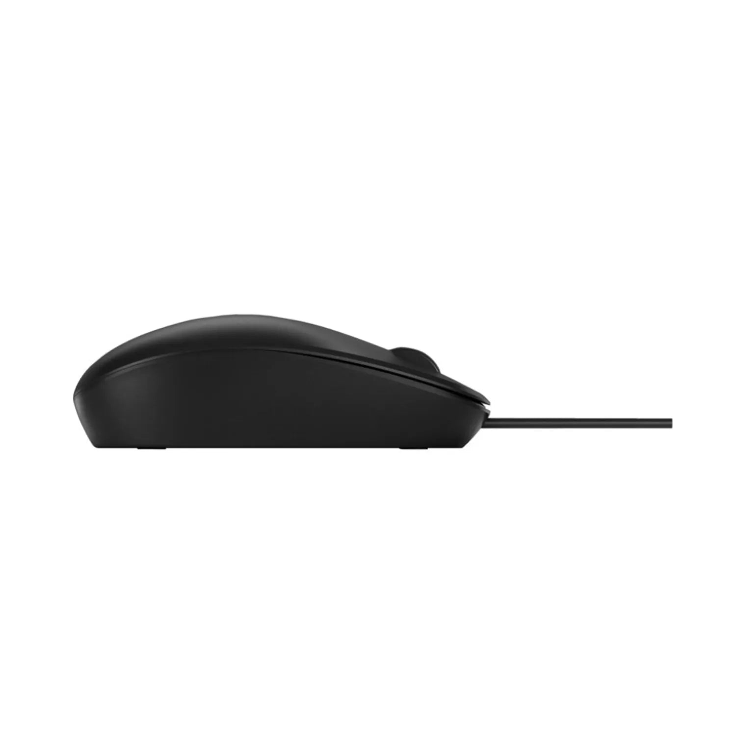 Mouse Óptico Con Cable Hp 125, Usb, 1200 Dpi, Revestimiento Antimicrobiano, Color Negro (265A9Ut)