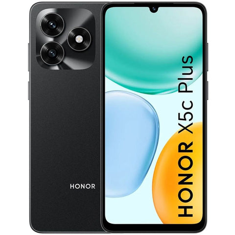 Smartphone HONOR X5c Plus 6GB + 256GB Midnight Black Dual SIM - Pantalla 6.74" 90Hz - Cámara 50MP - Batería 5260mAh vista principal