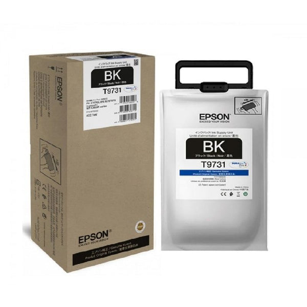 CARTUCHO DE TINTA EPSON T9731 GRAN CAPACIDAD COLOR NEGRO ALTA DURACIÓN COMPATIBLE IMPRESORAS MULTIFUNCIONALES