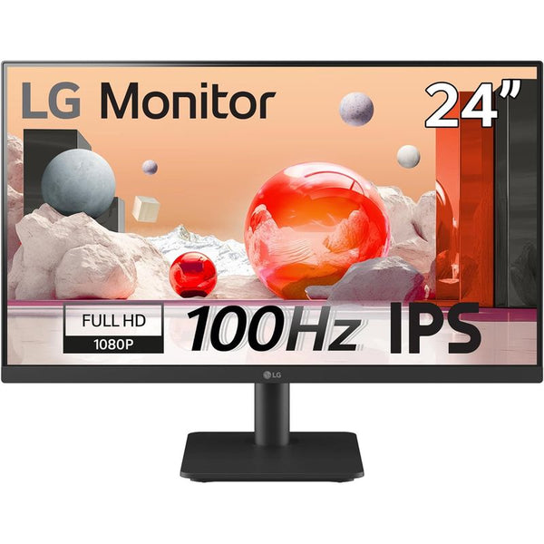MONITOR LG 24MS500-B 23.8" FHD IPS (1920X1080), HDMI X2 / HEADPHONES-OUT X1