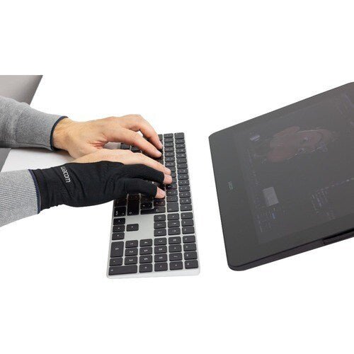 WACOM GUANTES DE DIBUJO WACOM - SPANDEX, POLIÉSTER - NEGRO - RESPIRABLE, ESTIRABLE, DURADERO, CÓMODO, LIBRE DE MANCHAS - PARA APARATO PANTALLA TÁCTIL, DIBUJO, TABLET PC - 1 PAQUETE ACK4472501Z - SMART BUSINESS