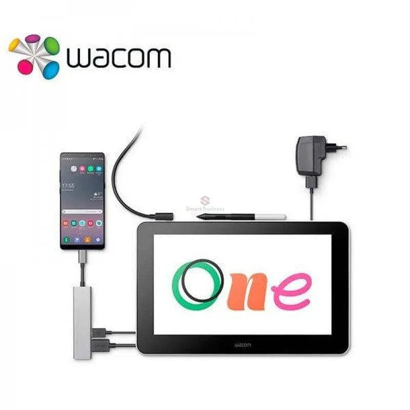 Wacom One Dtc133W0A Tableta Gráfica - 33.8Cm (13.3") - Cable - 294.64Mm X 165.10Mm Active Area - 4096 Nivel De Presión - Lápiz - Hdmi - Mac, Pc - SMART BUSINESS