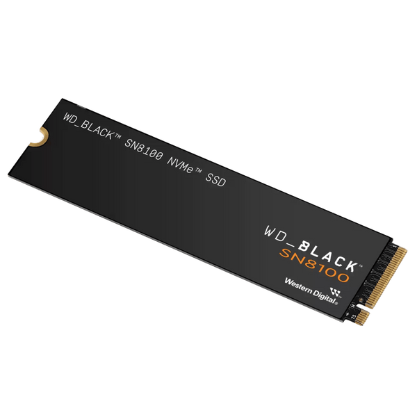 WD Black SN8100 WDS100T1X0M – SSD NVMe M.2 1 TB PCIe 5.0 x4, lectura 14 900 MB/s, escritura 11 000 MB/s, 3D TLC NAND, 1.6 M IOPS lectura, 2.4 M IOPS escritura, TBW 600 TB, perfil ultrafino 2.2 mm WDS100T1X0M - SMART BUSINESS
