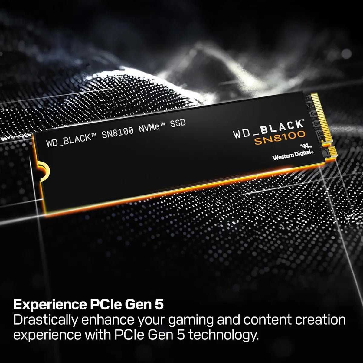 WD Black SN8100 WDS100T1X0M – SSD NVMe M.2 1 TB PCIe 5.0 x4, lectura 14 900 MB/s, escritura 11 000 MB/s, 3D TLC NAND, 1.6 M IOPS lectura, 2.4 M IOPS escritura, TBW 600 TB, perfil ultrafino 2.2 mm WDS100T1X0M - SMART BUSINESS