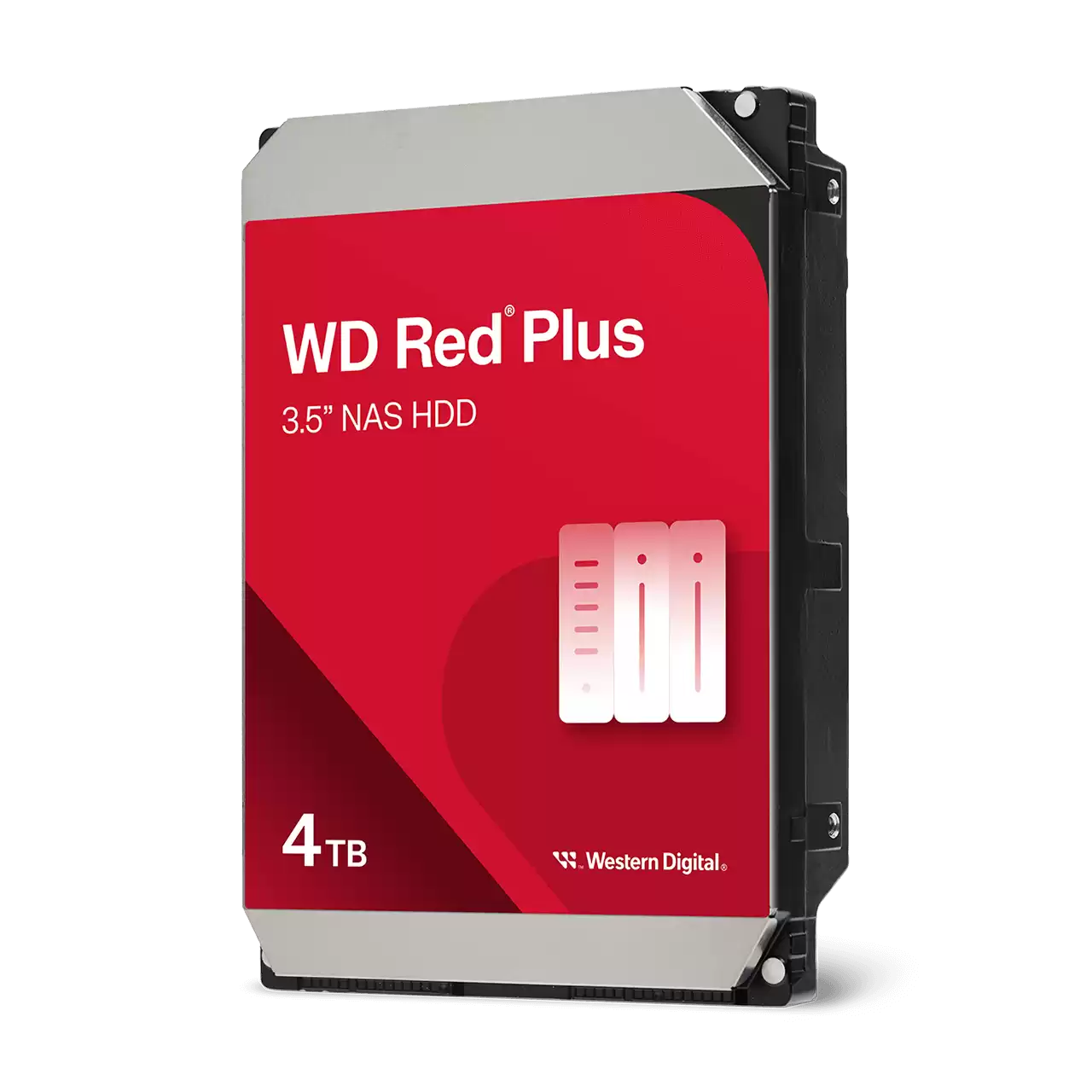 DISCO DURO WESTERN DIGITAL RED PLUS WD40EFPX, 4TB, SATA, 5400RPM, 3.5", CACHE 256MB