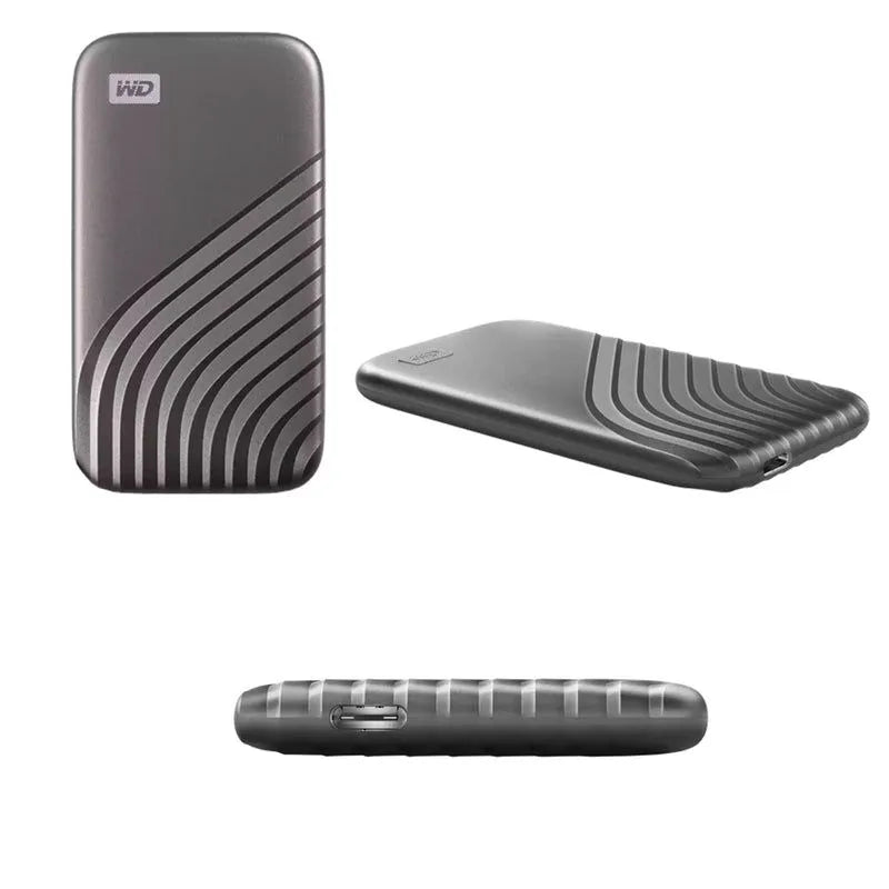 Wd Wdbagf0010Bgy-Wesn - Unidad De Estado Sólido Externa Portátil De 1 Tb, Color Gris, Resistente Y Ultrarrápida, Protección De Contraseña Con Cifrado De Hardware - SMART BUSINESS