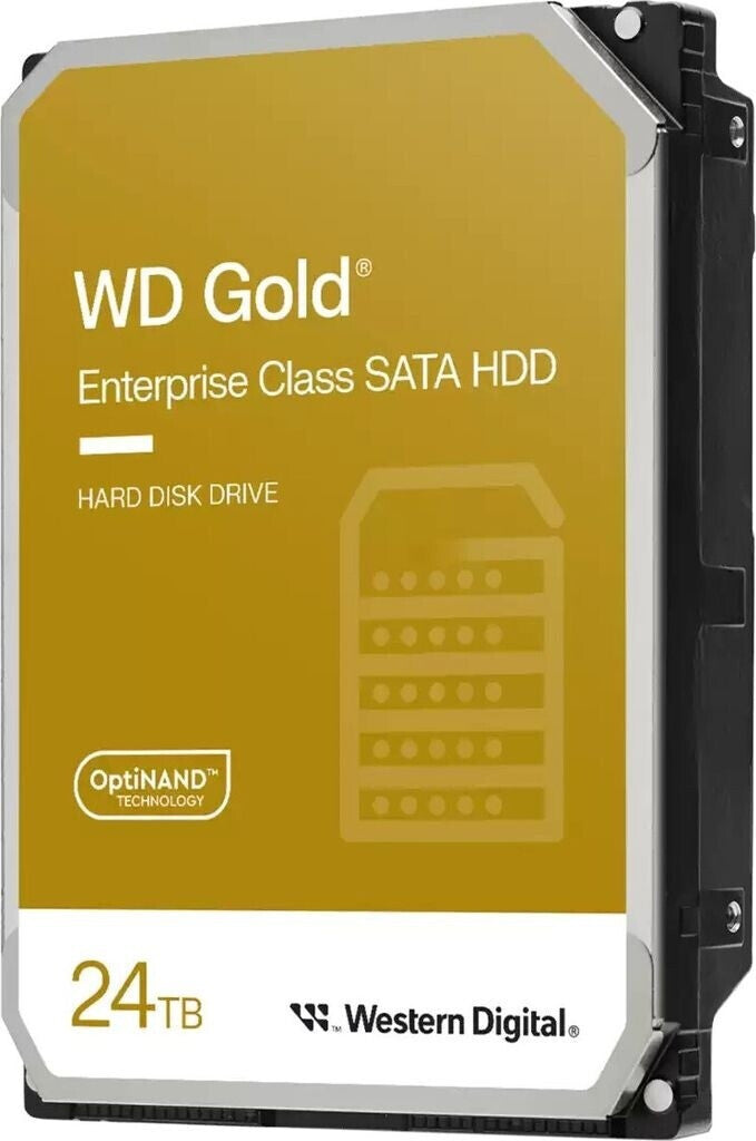 Western Digital Disco Duro WD Gold WD241KRYZ - 3.5" Interno - 24TB - SATA (SATA/600) - 7200rpm - 512e Format
