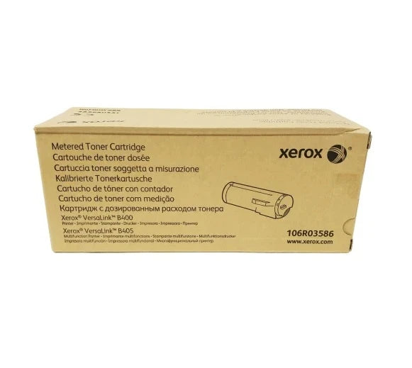 Tóner medido original Xerox 106R03586 negro para VersaLink B400 y B405