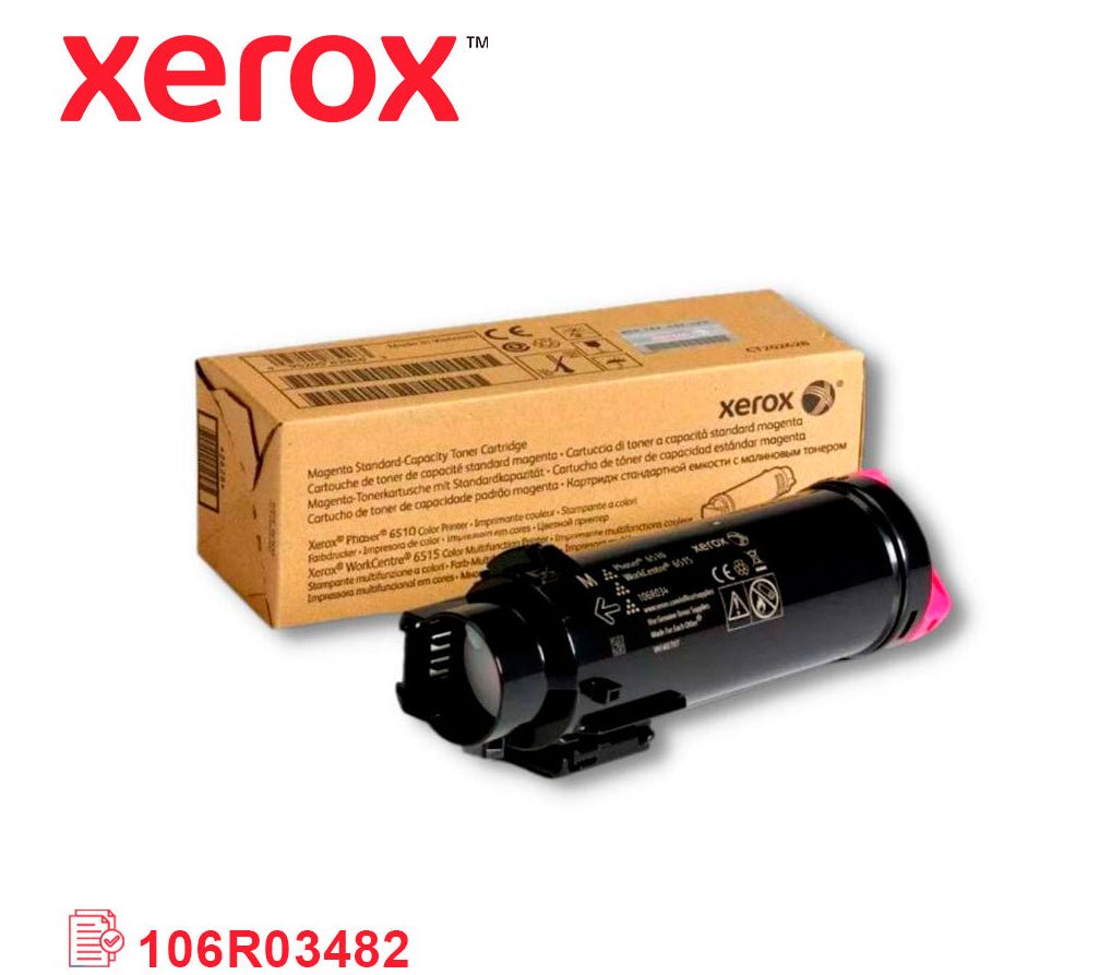 Tóner - Xerox 106R03482 - Color Magenta - Alta Capacidad - Rendimiento De 2.400 Páginas - Para Phaser 6510 / Workcentre 6515 de Xerox | first_variant_option_1 — Envío inmediato