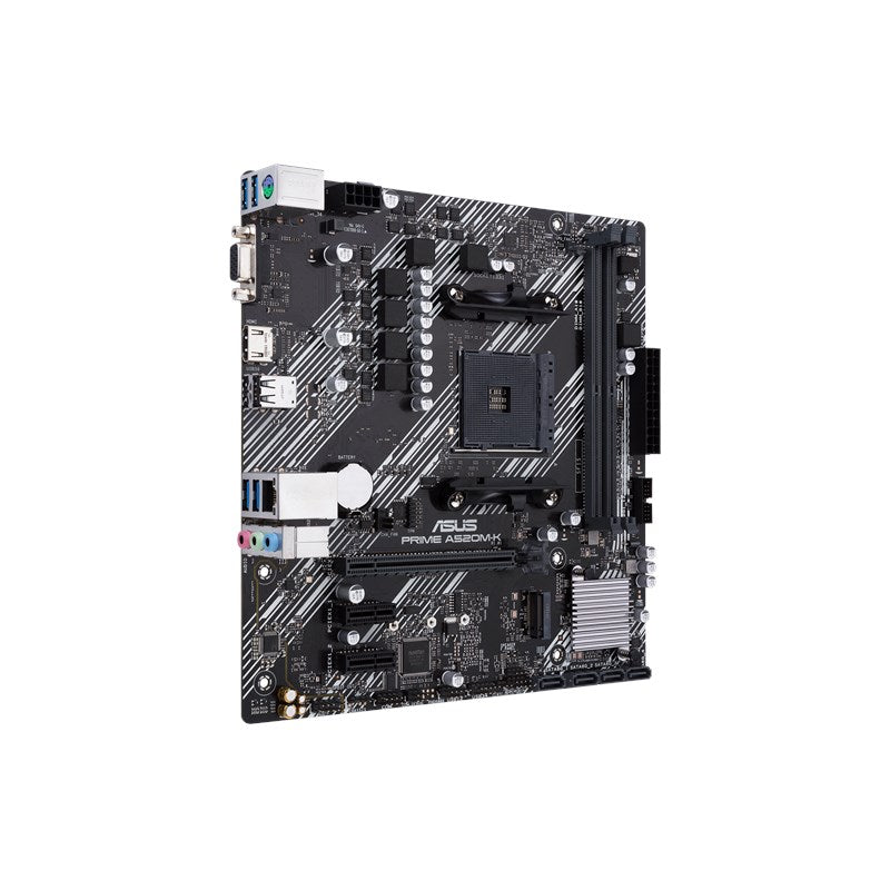 TARJETA MADRE ASUS PRIME A520M-K/CSM AMD A520 AM4 MATX CON SOPORTE PARA PROCESADORES DE ÚLTIMA GENERACIÓN