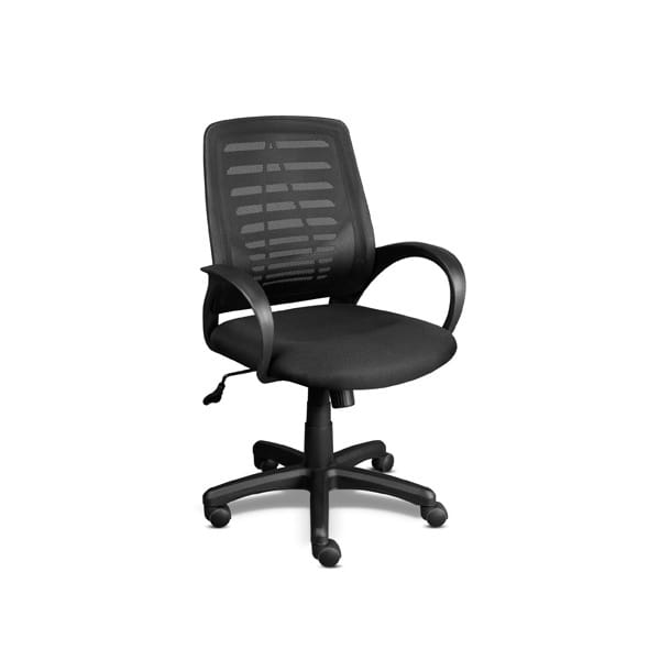 AEROCHAIR EXECUTIVE CHAIR WITH ARMS BLACK XTECH QZY-1151