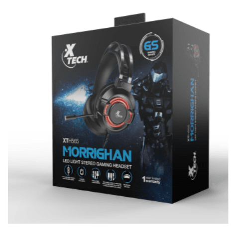 AUDÍFONOS ESTÉREO XTECH XTH565, CON ILUMINACIÓN LED PARA VIDEOJUEGOS de Xtech | first_variant_option_1 — Envío inmediato