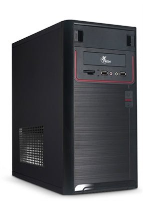 XTECH - DESKTOP - MICRO ATX - ALL BLACK - PC CASE 600W PS LOGO XTQ-100 - SMART BUSINESS