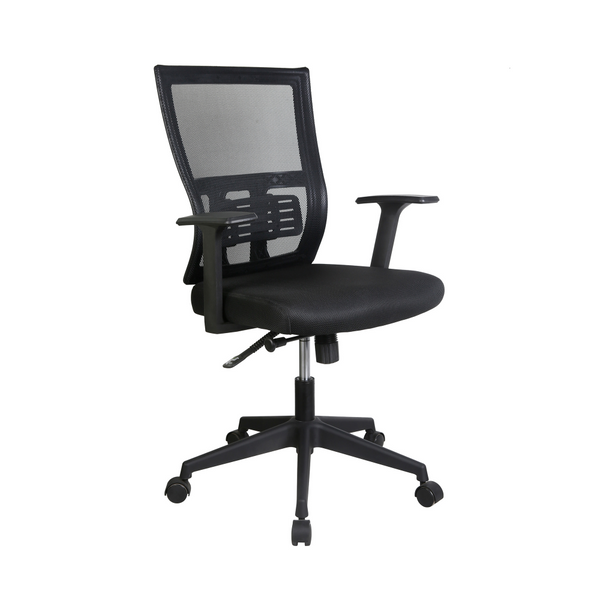 SILLA EJECUTIVA XTECH XTF-OC413 COLOR NEGRO DISEÑO ERGONÓMICO Y BASE GIRATORIA RESISTENTE