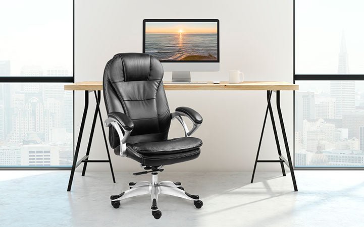 Silla ejecutiva Xtech AM160XTK01 negra vista completa