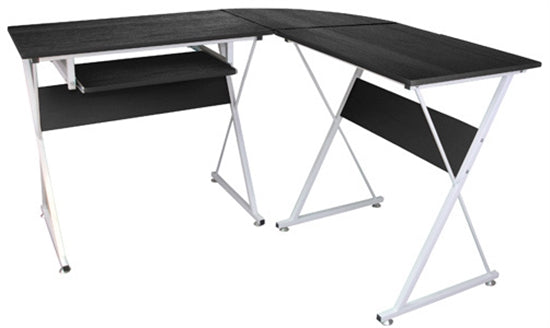 XTECH - ESCRITORIO PARA ORDENADOR - CON FORMA DE L - ROBLE OSCURO