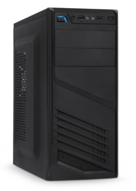XTECH - DESKTOP - ALL BLACK - ATX - PC CASE 600W PS