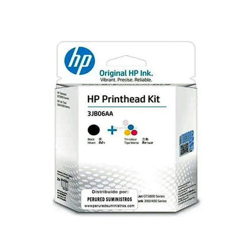 HP TRI-COLOR BLACK ORIGINAL GT PRINTHEAD KIT 3YP86AL