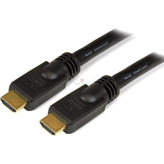 CABLE A/V STARTECH.COM - 10.67M HDMI - EXTREMO SECUNDARIO: 1 X 19-PIN HDMI DIGITAL AUDIO/VIDEO - MALE - ADMITE HASTA3840 X 2160 - APANTALLADO - ORO CONECTOR CHAPADO - 24 AWG - NEGRO - HDMM35