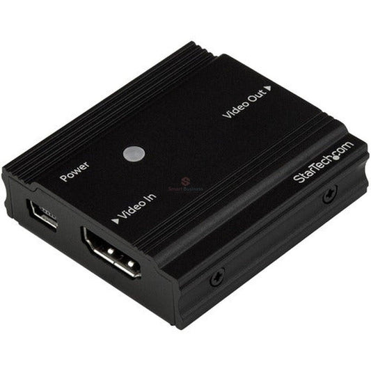 REPETIDOR DE SEÑAL STARTECH.COM - CONFORME CON NORMAS TAA - 3840 × 2160 - 35M DISTANCIA MÁXIMA DE FUNCIONAMIENTO - 1 X ENTRADA HDMI - 1 X SALIDA HDMI - USB HDBOOST4K