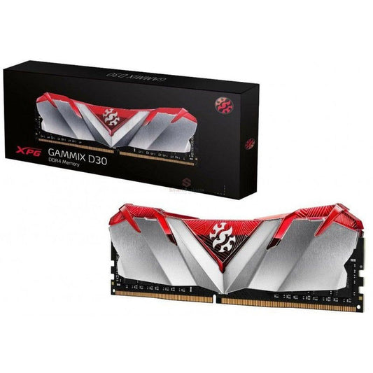 DDR4 XPG GAMMIX D30 8GB 3600MHZ SILVER/RED AX4U36008G18I-SR30