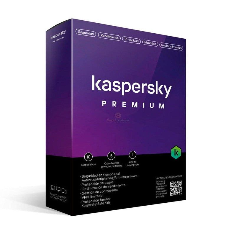 Kaspersky Premium Edition, Para Unos 3 Dispositivos, Licencia De 1 Año - SMART BUSINESS