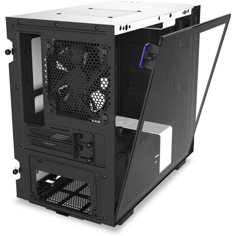 CA-H210B-W1-CASE GAMER, NZXT H210 MINI-ITX WHITE/BLACK SIN FUENTE, MID TOWER,-NZXT-SMART BUSINESS STORE