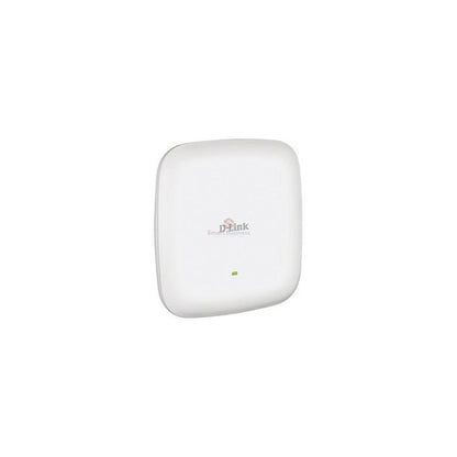 D-Link PoE AC2300 Wave 2 Dual Band Wireless Internet Network Diseño compacto Montaje en techo de pared WiFi AC AP (DAP-2682), color blanco DAP-2682