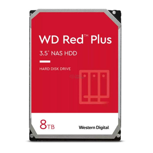DISCO DURO WESTERN DIGITAL RED PLUS WD80EFZZ, 8TB, SATA, 5640RPM, 3.5", CACHE 128MB WD80EFZZ