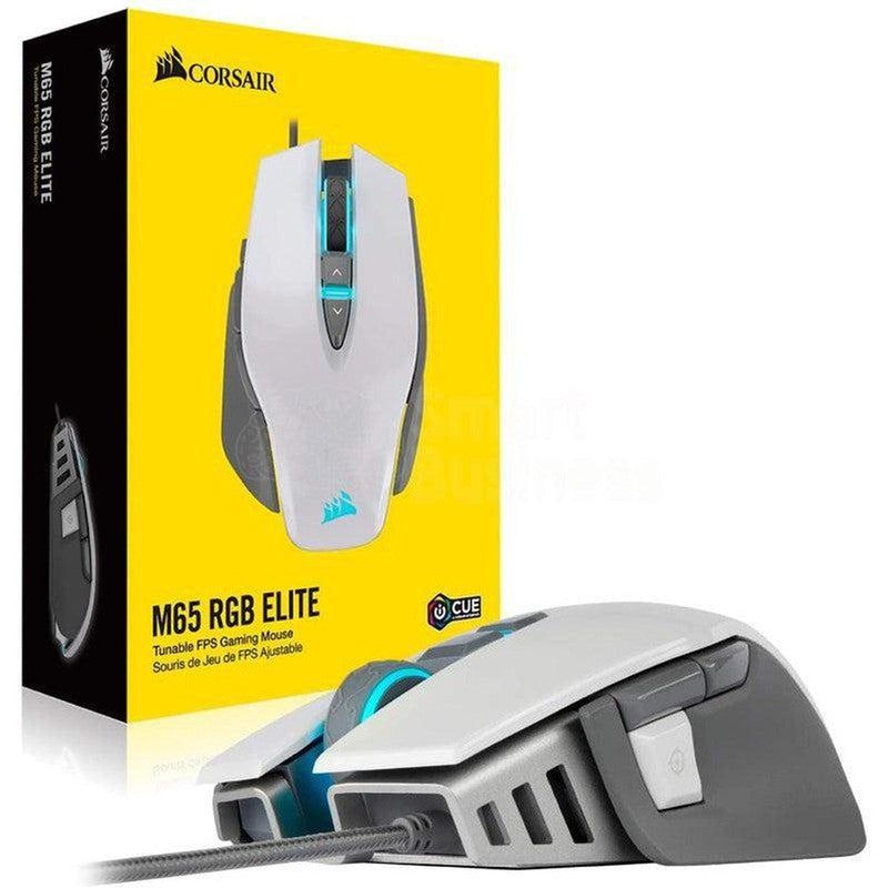 Mouse Corsair M65 Rgb Elite White Gaming (Pn:Ch-9309111-Na) - SMART BUSINESS