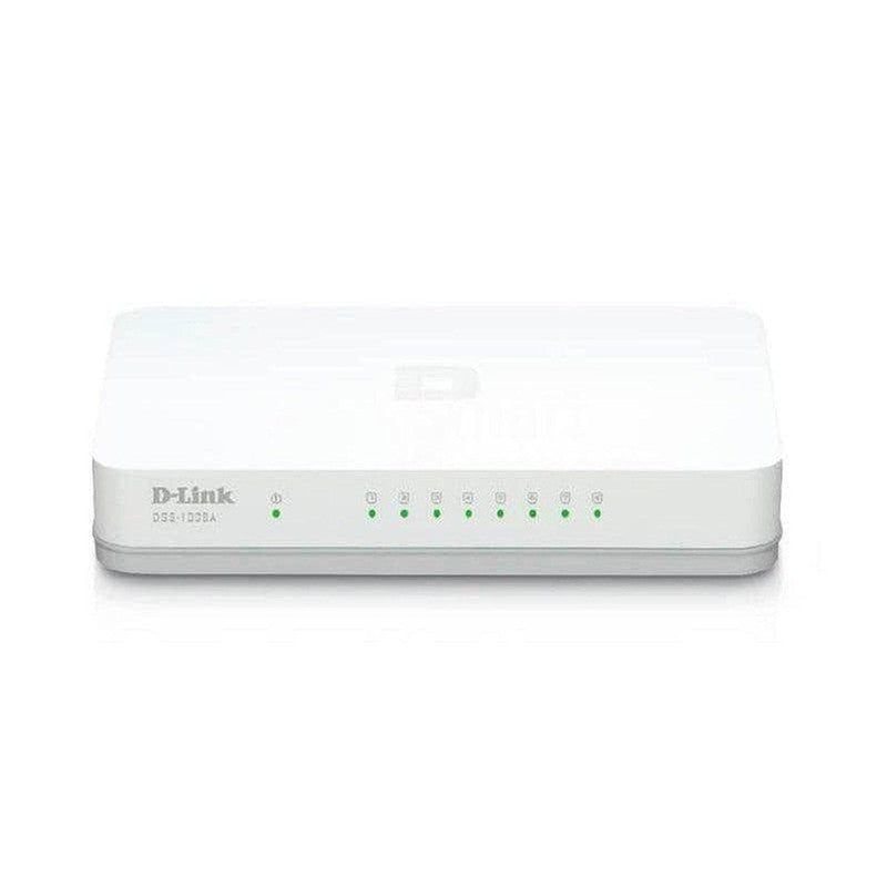 Switch D-Link Dgs-1008A, 8 Rj-45 10/100/1000 Mbps, Mdi/Mdix, Csma/Cd. - SMART BUSINESS