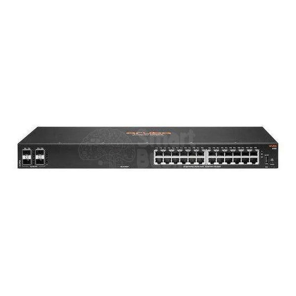Aruba Conmutador Ethernet Aruba 6100 24 - 3 Capa Compatible - Modular - 33W Power Consumption - Par Trenzado, Fibra Óptica - 1U Alto - Montable En Bastidor, Montaje En Pared - SMART BUSINESS